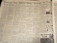 1940 JULY 18 JOURNAL EVERY EVENING NEWSPAPER - ROOSEVELT NOMINATED - NT 9446