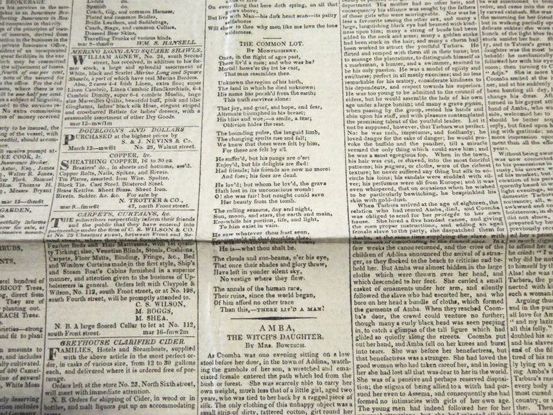 1827-1839 NATIONAL GAZETTE & LITERARY REGISTER NEWSPAPER LOT OF 5 - NP 2332