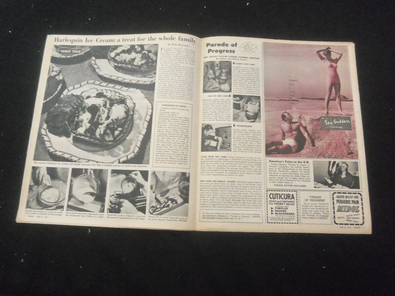 1947 JUNE 22 SYRACUSE HERALD AMERICAN PARADE MAGAZINE - HOLIDAY TIME - SP 886V