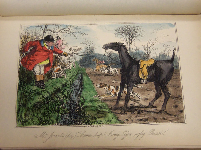 1854 HANDLEY CROSS OR MR. JORROCKS'S HUNT BOOK BY JOHN LEECH - KD 5792