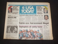 1998 MARCH 5 USA TODAY NEWSPAPER - SAME-SEX HARASSMENT ILLEGAL - NP 7909