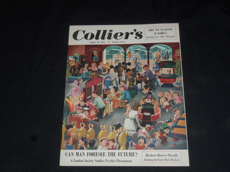 1951 AUGUST 18 COLLIER'S MAGAZINE - CAN MAN FORESEE THE FUTURE? - SP 8383