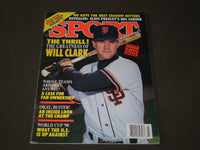 1990 JULY SPORT MAGAZINE - MARK GRACE COVER - WILL CLARK - CW 308