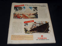 1946 NOVEMBER HOLIDAY MAGAZINE - SANDSAILING NICE FRONT COVER - E 1244