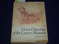 1968 GREAT DRAWINGS THE LOUVRE MUSEUM ITALIAN DRAWINGS BOOK BY BACOU - KD 1636
