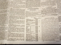 1865 MAY 26 HARTFORD DAILY COURANT NEWSPAPER - NEGRO SUFFRAGE - NP 4252G