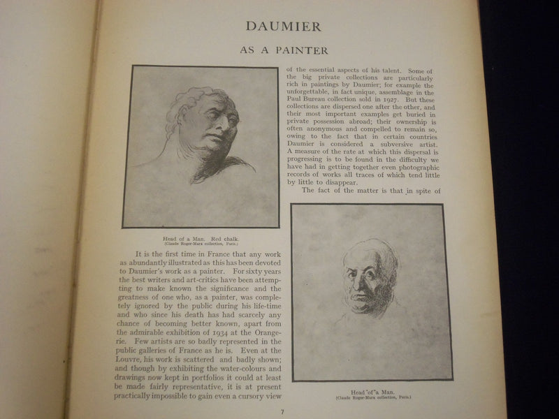 1938 DAUMIER BOOK BY JACQUES LASSAIGNE - SHAW - GREAT ILLUSTRATIONS - KD 1697