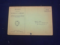 1931 BOOKS FOR YOUR WORKING LIBRARY CATALOG - J 6478