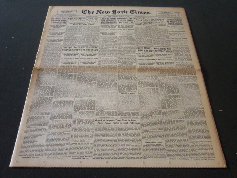 1938 MARCH 6 NEW YORK TIMES - 6,000 TAXI DRIVERS LOCKED OUT - NT 6271