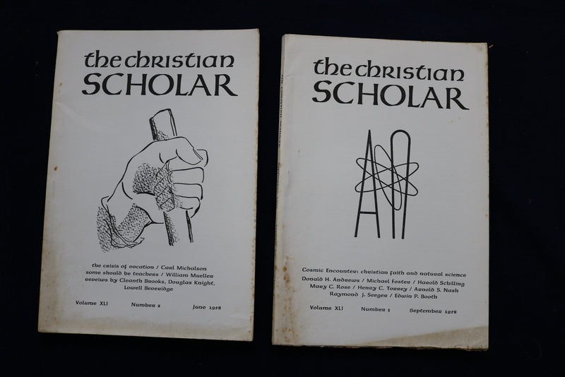 1953-1959 THE CHRISTIAN SCHOLAR QUARTERLY JOURNAL - LOT OF 19 - O 3613