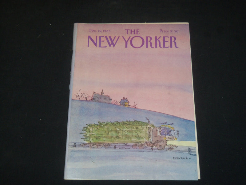 1983 DECEMBER 19 THE NEW YORKER MAGAZINE - ILLUSTRATED COVER - NY 1283