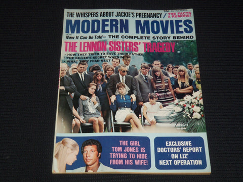 1969 NOVEMBER MODERN MOVIES MAGAZINE - THE LENNON SISTERS COVER - E 15529