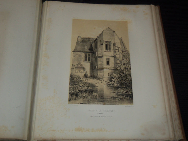 1800'S CHATEAUX DE FRANCE DES 15 & 16 CENTURY VOLUME - VICTORY PETIT - Z 215