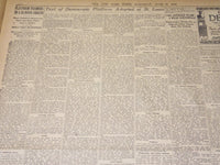 1916 JUNE 17 NEW YORK TIMES - CARRANZA THREATENS OPEN WARFARE - NT 8616
