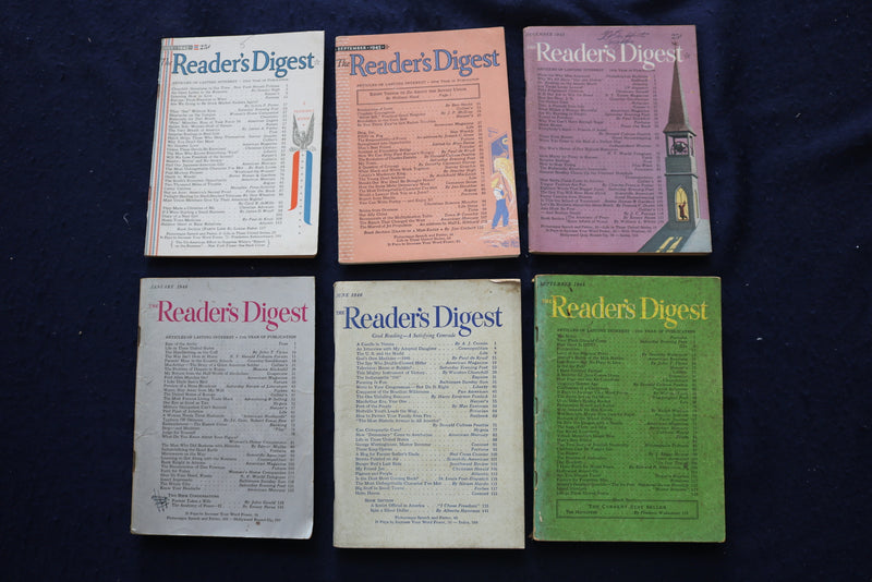 1940-1949 READER'S DIGEST MAGAZINE - LOT OF 26 - O 3441