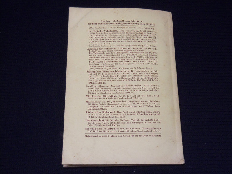 1936 JUNE HOCHSCHULE UND AUSLAND GERMAN MAGAZINE - K 646