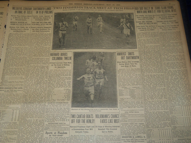 1908 MAY 23 THE BOSTON HERALD - BILL TO RESTRAIN NEW HAVEN FROM B & M - BH 73