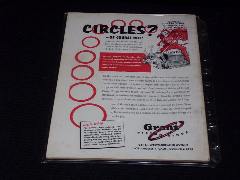1953 MAY SPEED AGE MAGAZINE - NICE RACING FRONT COVER - E 1992