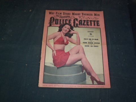 1944 AUGUST THE NATIONAL POLICE GAZETTE MAGAZINE - LOUISE JARVIS - B 5910