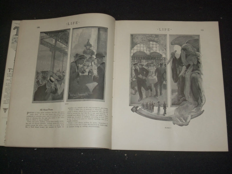 1913 JULY 24 LIFE MAGAZINE - WILLIAM STUBBS! WHAT WOULD YOUR FATHER SAY- ST 6487