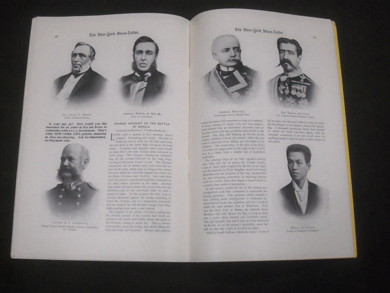 1889 SEPTEMBER/OCTOBER NEW YORK NEWS LETTER MAGAZINE - DEWEY NUMBER - ST 4443