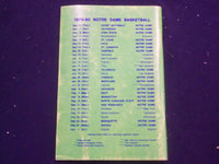 1979-1980 NOTRE DAME BASKETBALL MEDIA GUIDE - WOOLRICH - TRIPUCKA - J 5863