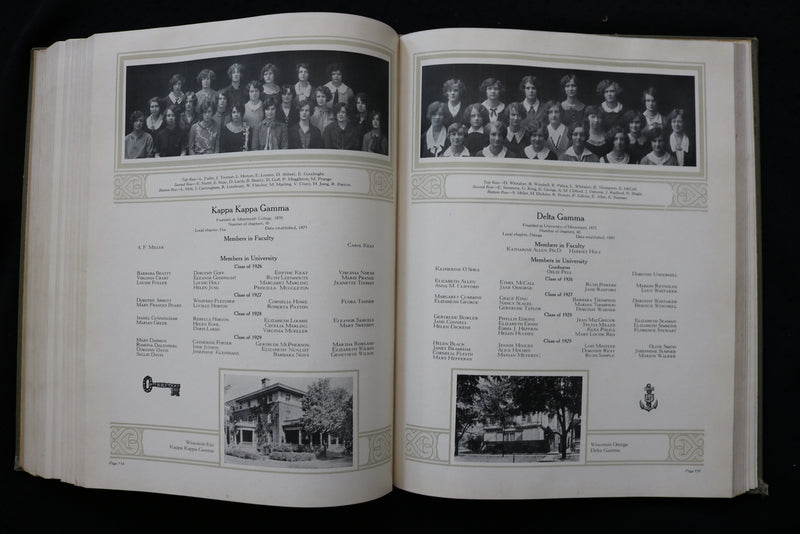 1927 THE BADGER UNIVERSITY OF WISCONSIN YEARBOOK - MADISON, WISCONSIN - YB 3506