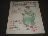 1902 MAY 10 THE SATURDAY EVENING POST MAGAZINE - HARRISON FISHER COVER - SP 1041