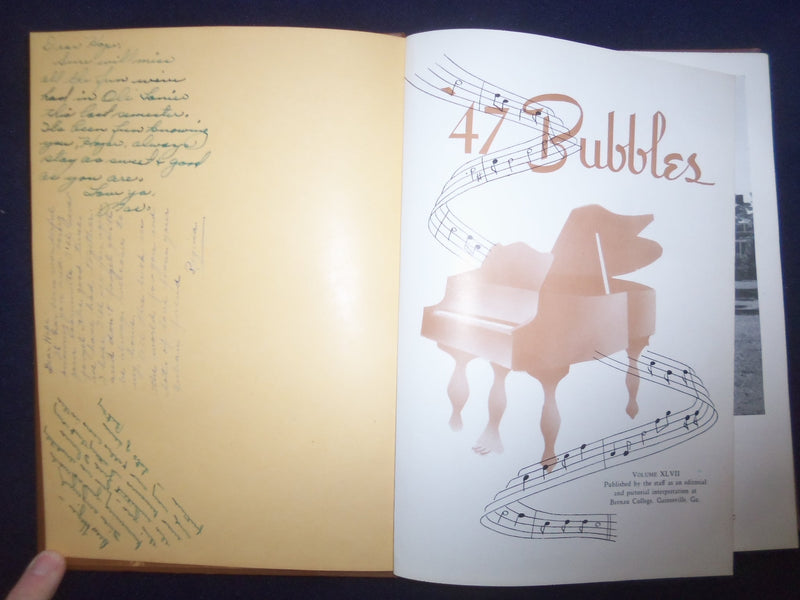 1947 BRENAU BUBBLES BRENAU COLLEGE YEARBOOK - GAINESVILLE, GEORGIA - YB 3067