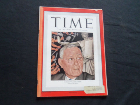 1947 OCTOBER 13 TIME MAGAZINE - WILLIAM GREEN OF THE AFL - T 1092