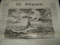 1870 JULY 7 THE INDEPENDENT NEWSPAPER - CHARLES DICKENS THE CHILDREN - NT 7624