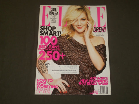 2009 MAY ELLE MAGAZINE - DREW BARRYMORE COVER - B 1844