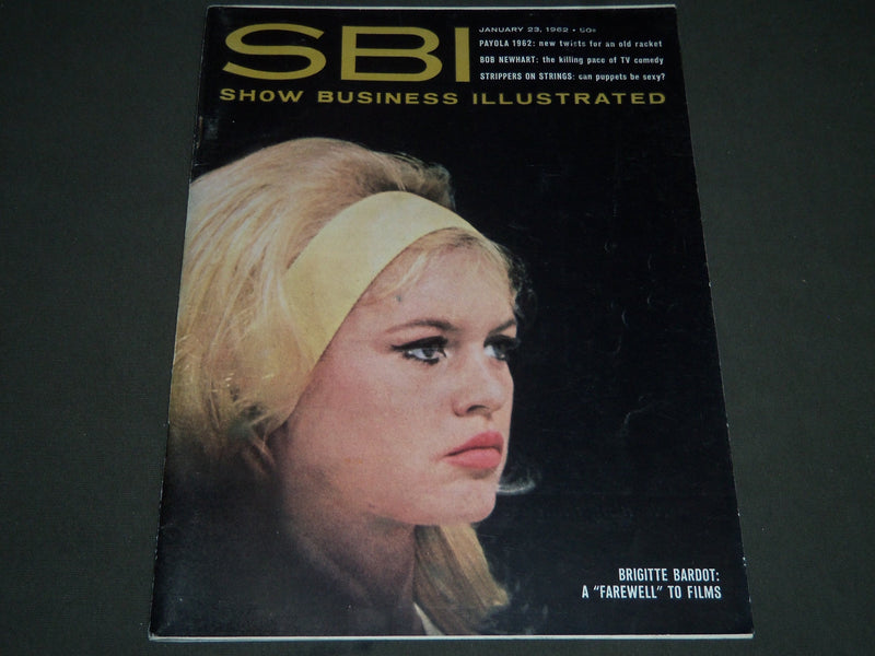 1962 JAN 23 SBI SHOW BUSINESS ILLUSTRATED MAGAZINE - BRIGITTE BARDOT- ST 4917