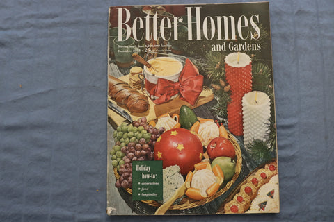 1953 DECEMBER BETTER HOMES AND GARDENS MAGAZINE - HOLIDAY HOW-TO COVER - E 9677
