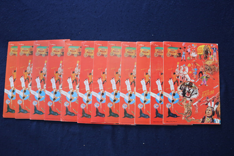 1979-1994 CIRCUS BARNUM PROGRAMS - GERMAN - LOT OF 12 - O 3530
