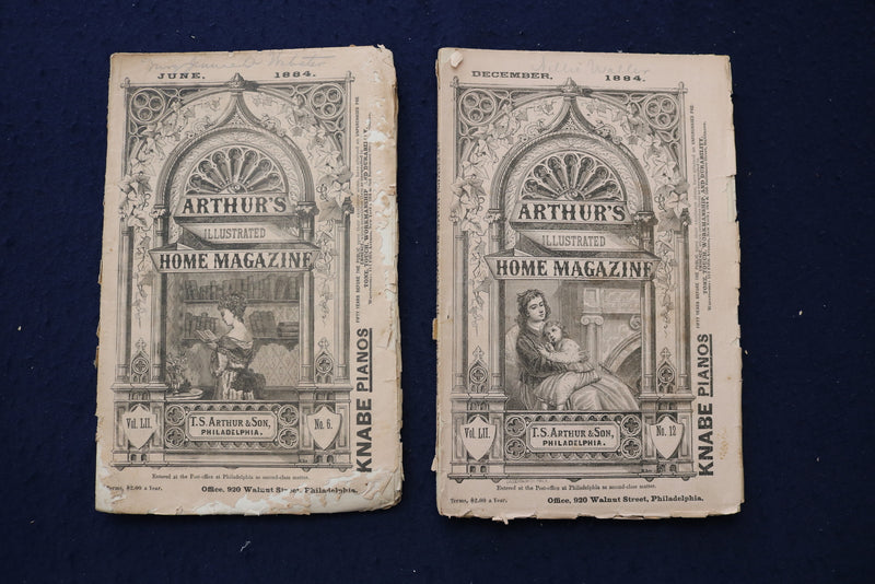 1882-1885 ARTHUR'S ILLUSTRATED HOME MAGAZINE - LOT OF 16 - O 3405
