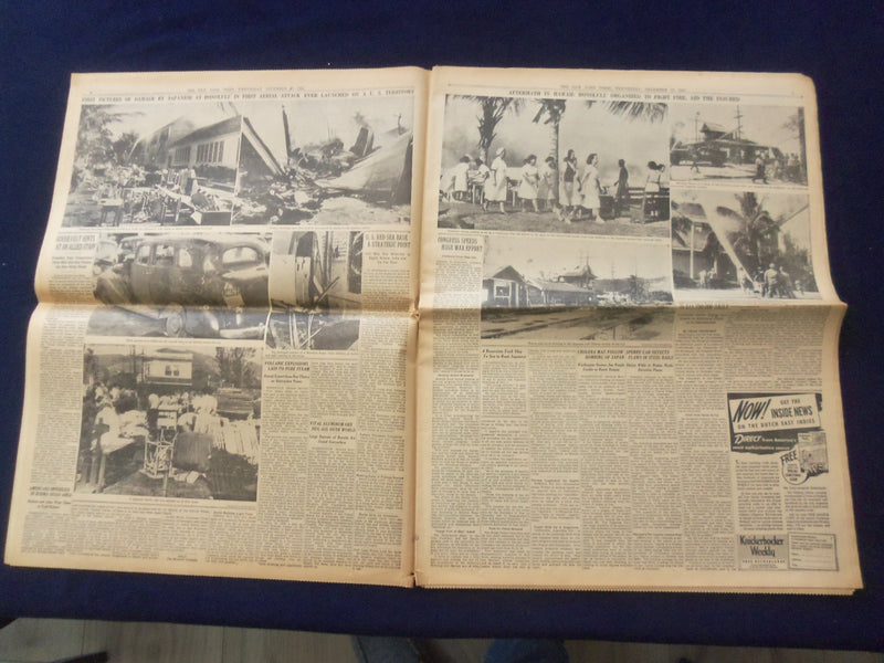 1941 DEC 17 NEW YORK TIMES- JAPANESE SHIPS SHELL TWO HAWAIIAN ISLANDS - NP 6482