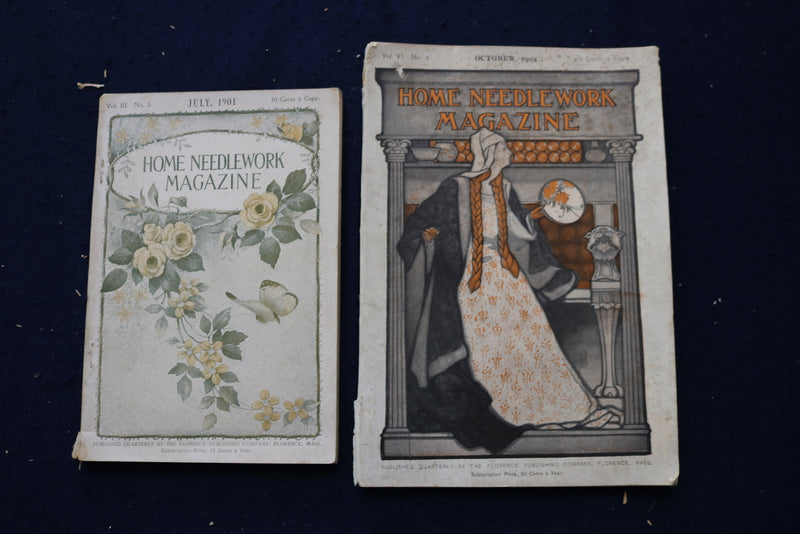 1899-1916 HOME NEEDLEWORK MAGAZINE - LOT OF 10 - O 3409