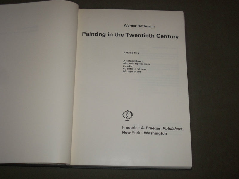 1966 PAINTING IN THE TWENTIETH CENTURY BOXED SET BY WERNER HAFTMANN - KD 4525