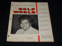 1964 AUGUST 28 GOLF WORLD MAGAZINE - BARBARA MCINTIRE FRONT COVER - E 7364