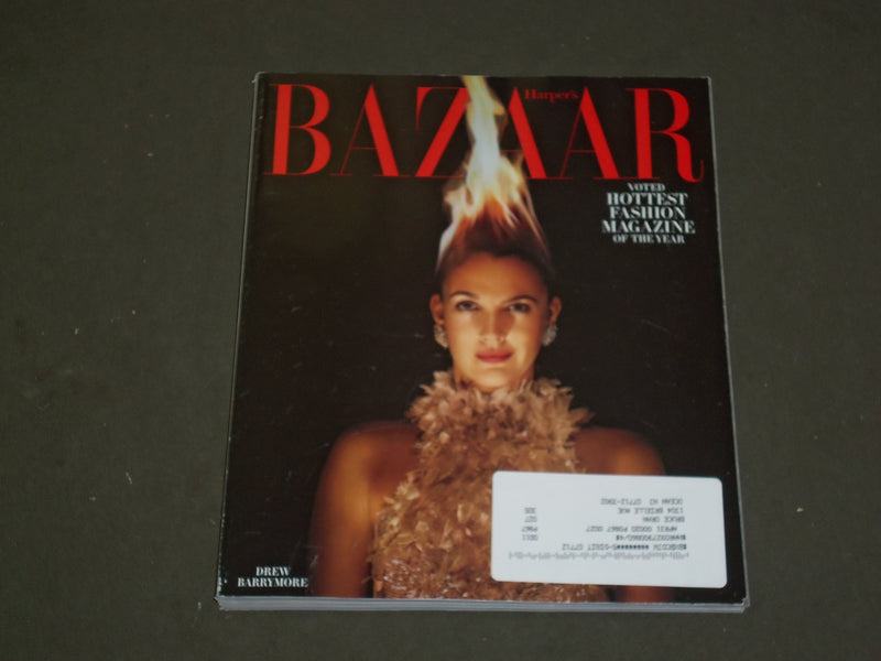 2016 MARCH HARPER'S BAZAAR MAGAZINE - DREW BARRYMORE COVER - B 3705