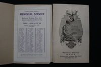 1903-1928 B.P.O. OF ELKS MEMORIAL PROGRAMS - LOT OF 17 - K 3052