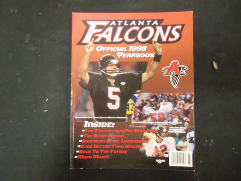 1998 ATLANTA FALCONS OFFICIAL YEARBOOK - LOT OF 10 - O 2900