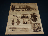 1921 JANUARY 16 NEW YORK TIMES PICTURE SECTION - BALLOONISTS AT MATTICE- NT 8925