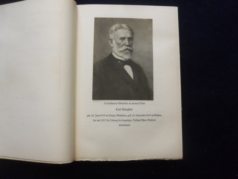 1949 UBER SCHONBEIT VON SCHRIFT UND DRUCT HARDCOVER BOOK -DR. KLINGSPOR- KD 8313
