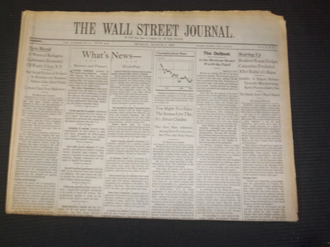 1999 MARCH 8 THE WALL STREET JOURNAL - RUSSIA DODGES RUBLE'S COLLAPSE - WJ 207