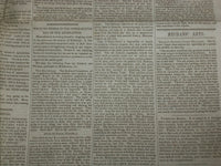 1847 MAY 1 MASSACHUSETTS PLOUGHMAN NEWSPAPER - TAYLOR - BUENA VISTA - NP 5146
