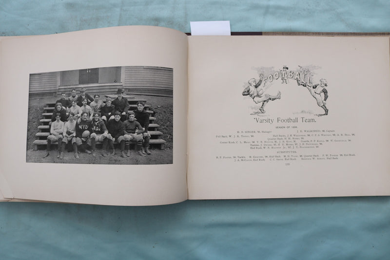 1896 THE VIOLET NEW YORK UNIVERSITY YEARBOOK - YB 3591
