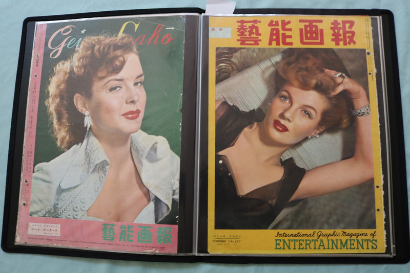 HOLLYWOOD ACTRESSES SCRAPBOOK - SUSAN HAYWARD - PAULETTE GODDARD - #49