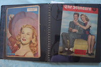 MOVIE STAR MAGAZINE PHOTOS SCRAPBOOK - GRACE KELLY- V. MAYO - DEBORAH KERR - #17